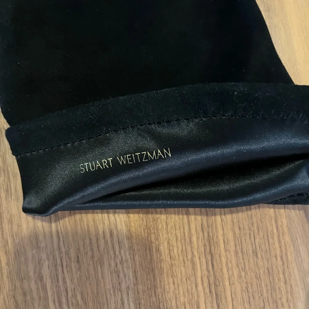 STUART WEITZMAN Over-the-Knee black Women's Boots suede size 8.5 🎩 - Picture 11 of 12
